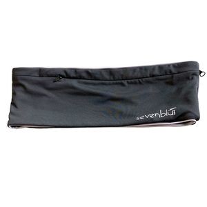 SevenBlu HIP Money Belt Travel Concert Gym Workout Storage Pocket Black Unisex
